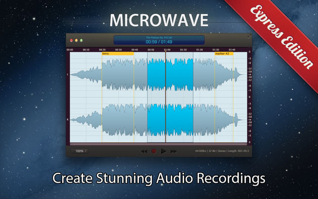 MicroWave Express - Audio Editor and Rec