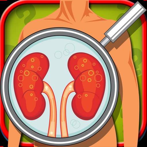 Kids Kidney Doctor – Amateur surgeon and kids doctor game with body X Ray icon