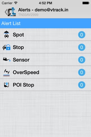 vTrack GPS Tracking screenshot 2