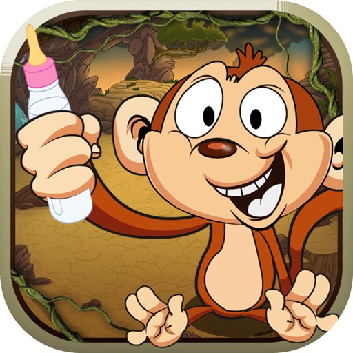Cute Baby Monkey Can't Swing FREE - Crazy Animal Jungle Adventure