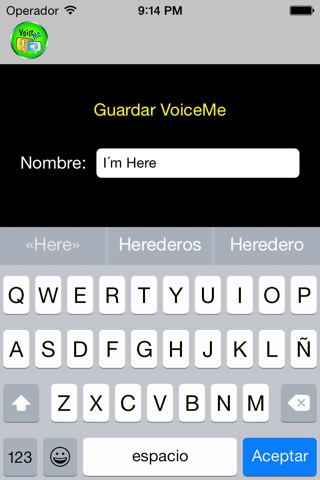 VoiceMe Standard screenshot 3