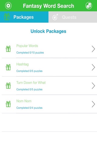 Fantasy Word Search Lite screenshot 4
