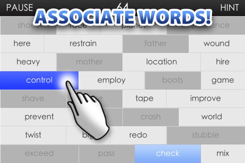 Word Wall - A challenging and fun word association brain game screenshot 2
