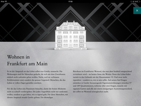 Gatsby Frankfurt screenshot 2