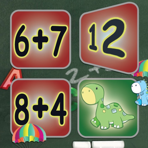 Addition: Math Facts Card Matching Game Icon