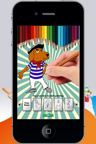 Coloring Book Funny Dogs screenshot 2