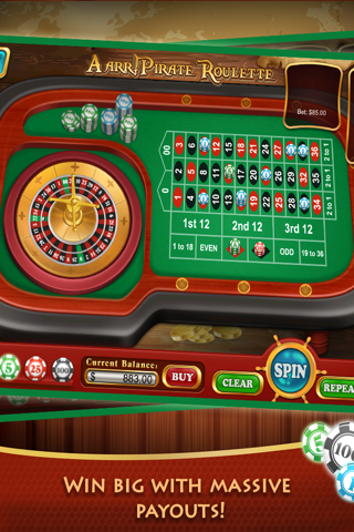 Aarr! Pirate Roulette HD - Master Vegas Style Casino Game Free screenshot 4