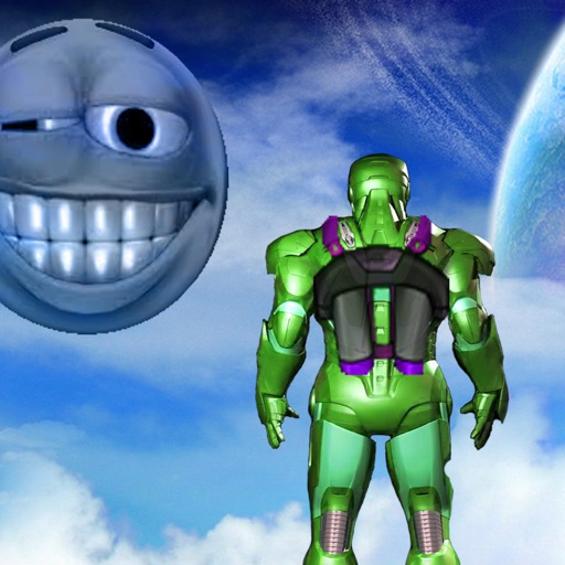 Space Alien War Saga colorful angry bubble attack