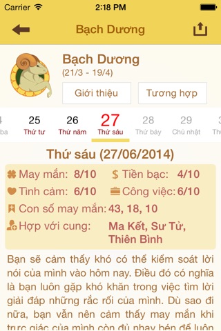 12 Chòm Sao: Tử Vi Cung Hoàng Đạo Mỗi Ngày screenshot 2