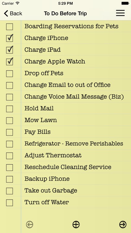 Essential Travel Checklist