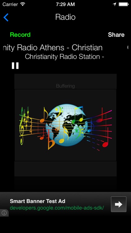 Christian Rock Music Radio Recorder