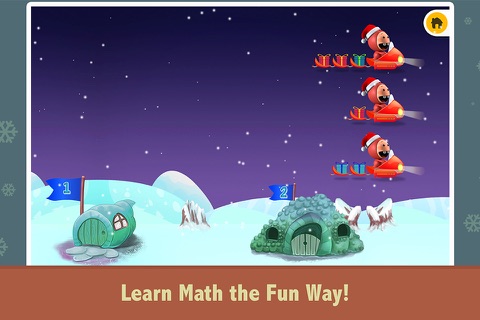 Santa's Gift Sleigh : Christmas Holiday Counting Activity for Preschool & Kindergarten Kids! FREE screenshot 2