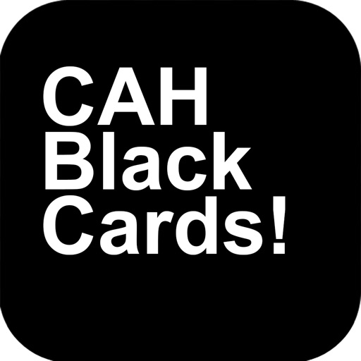 Black Card - For Cards Against Humanity Game Expansion Pack icon
