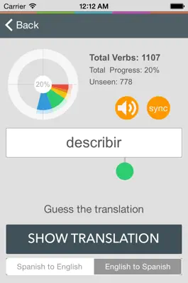 Game screenshot Spanish Verb Coach - Learn Subject Pronouns and Practice Verb Conjugations apk