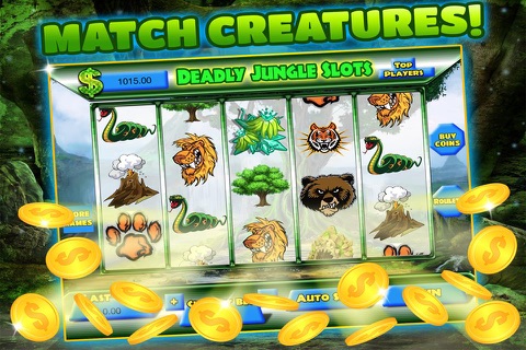 Deadly Jungle Jackpot Slots with Vegas Roulette Adventure screenshot 2