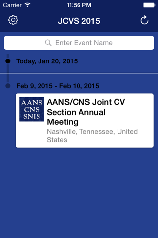 AANS/CNS Joint Cerebrovascular Section Annual Meeting 2015 screenshot 2