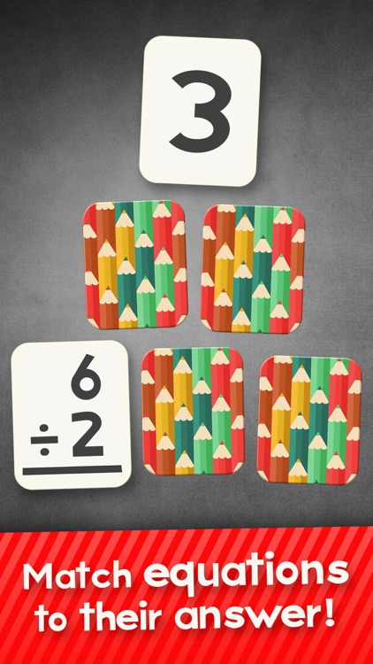 Division Flashcard Match Games for Kids in 2nd, 3rd and 4th Grade screenshot-0