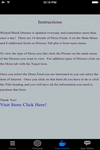 Wicked Black Dress App screenshot 3