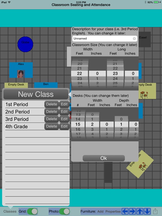 Classroom Seating & Attendance