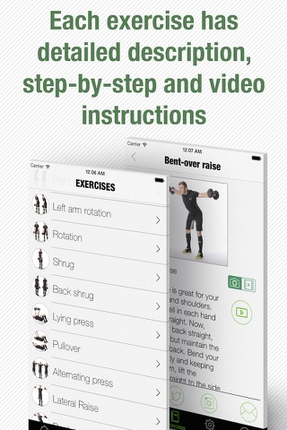 Dumbbell workout HIIT trainer screenshot 3