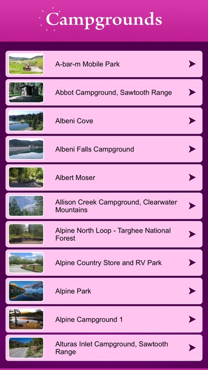 Idaho Campgrounds & RV Parks
