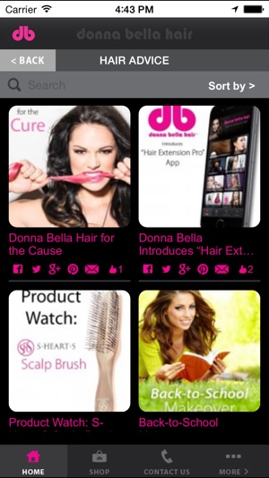 Donna Bella Hair Extension Pro(圖2)-速報App