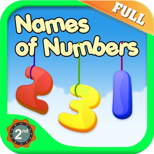 Name of number for 2nd grade icon