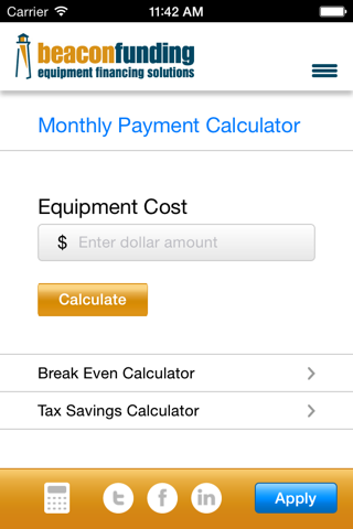 Equipment Financing Calculator screenshot 2