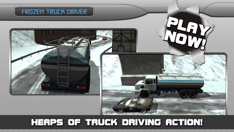 Frozen Highway Truck Driver 3D screenshot-3
