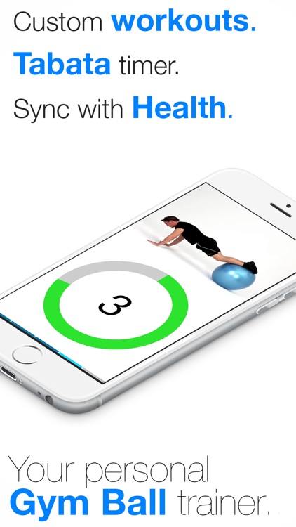 Virtual Trainer Gym Ball