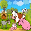 Farm Animal Shape Puzzle - Educational Learning Games For Kids In Preschool &amp; Toddlers Free