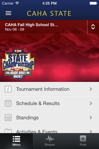 CAHA State Tournament screenshot 2
