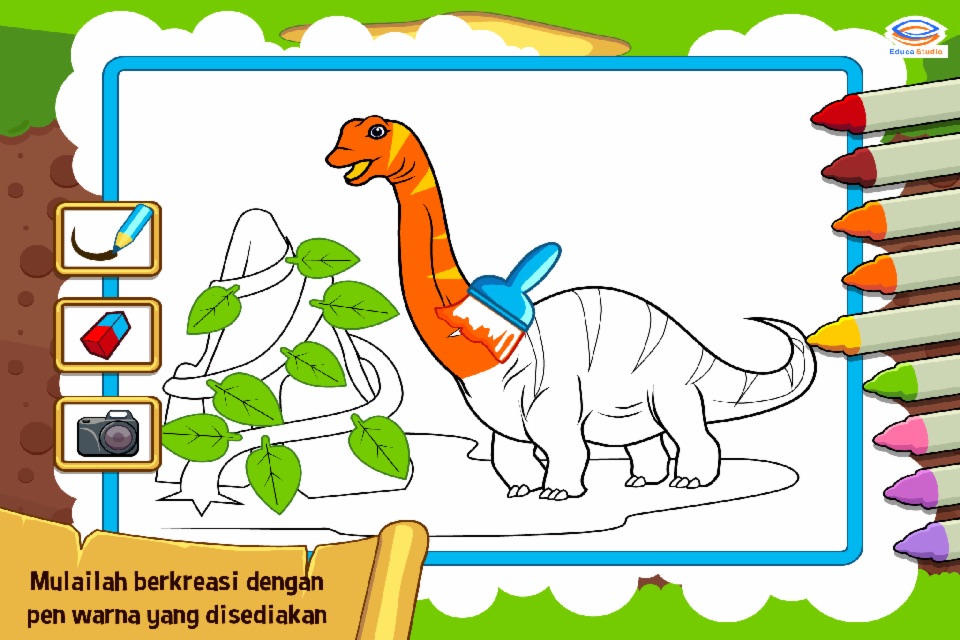 Marbel Mewarnai Dinosaurus screenshot 3