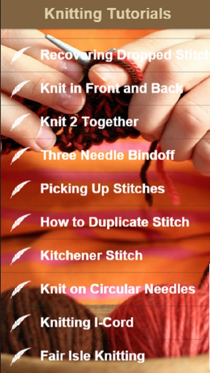 Knitting For Beginners - Learn How to Knit with Easy Knitting Instructions screenshot-1