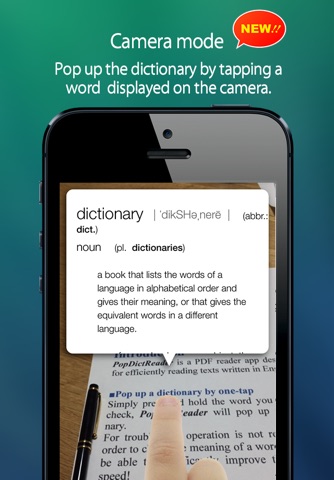 PopDictReader screenshot 2