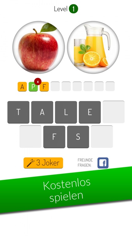 2 Bilder Wortspiele (leicht) - Kostenlos & lustig: Die bekannte Rätsel und Puzzle Quiz Spiele App von SpielAffe