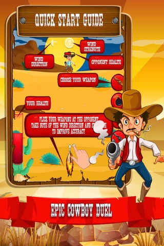 Cowboy Quickdraw - Wild West Shooting Game! screenshot 2