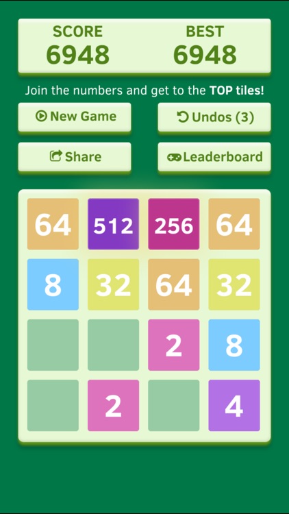 Number Tiles Challenge - free impossible 2048 game edition