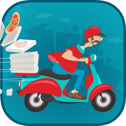 Pizza Boy Downhill - A Wheels Race Adventure In The Sky Icon
