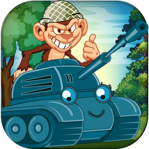 Red Ball Battles - A War Tank Monkey Challenge- Pro icon