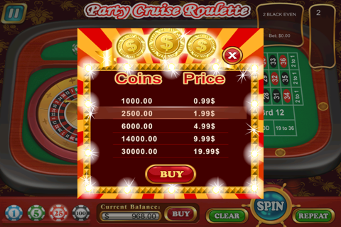 Party Cruise Roulette HD - Master Vegas Style Casino Game Free screenshot 3