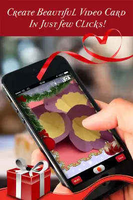 Game screenshot Видео приветствие создатель: сделать настроенное Рождество, Новый год, День святого Валентина электронные поздравление apk