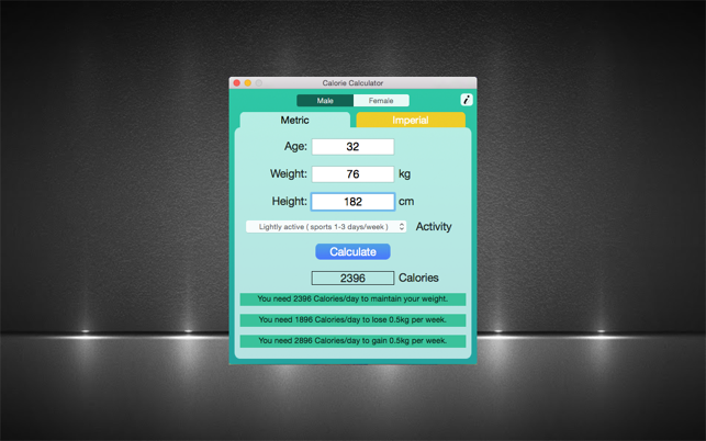 Calorie Calculator