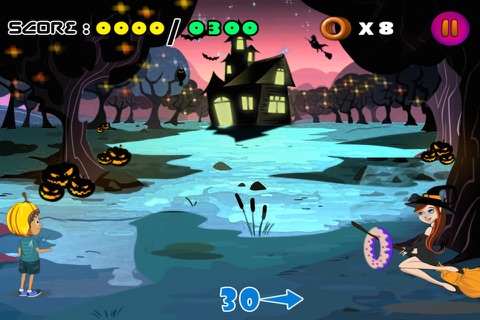 Halloween Donut Toss - The Scary Witches Academy Mania- Pro screenshot 3