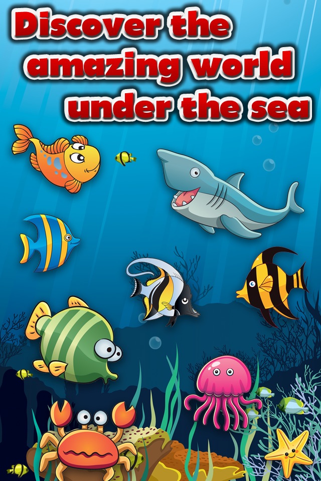 Underwater Puzzles for Kids - Educational Jigsaw Puzzle Game for Toddlers and Children with Sea Animals screenshot 2