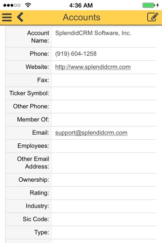 SplendidCRM Offline Client screenshot 3