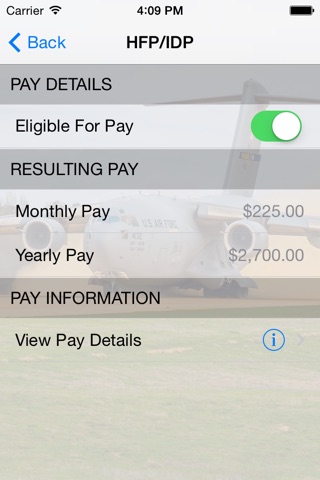 Military Pay Calc screenshot 4