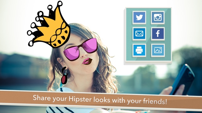 A Hipster Guy Photo Booth FREE - The Cool Effects Stickers f(圖4)-速報App