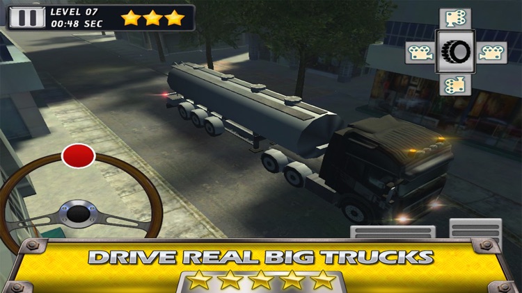 Truck Driving And Parking Race on Euro Town Hard Traffic Roads screenshot-3