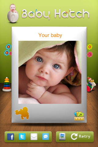Future baby's face : make a baby, get baby pics and pick a name while pregnant (baby booth) !! screenshot 3